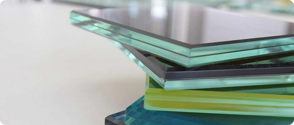colored laminated glass
